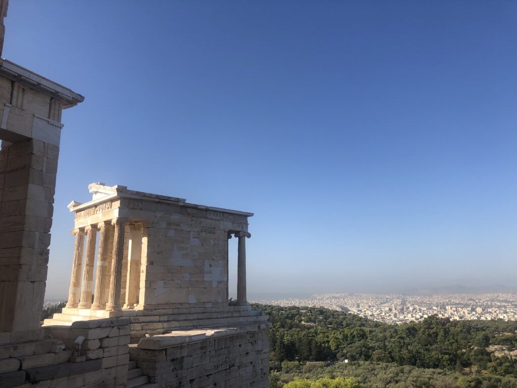 View from Acropolis Hill, Athens, Greece