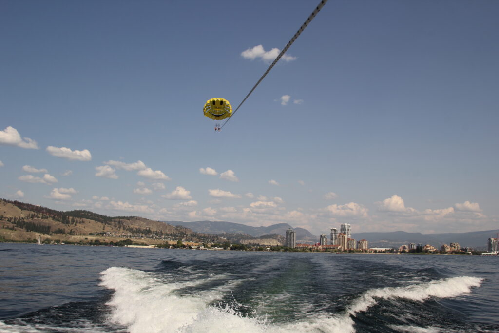 Parasailing, Kelowna, B.C. 