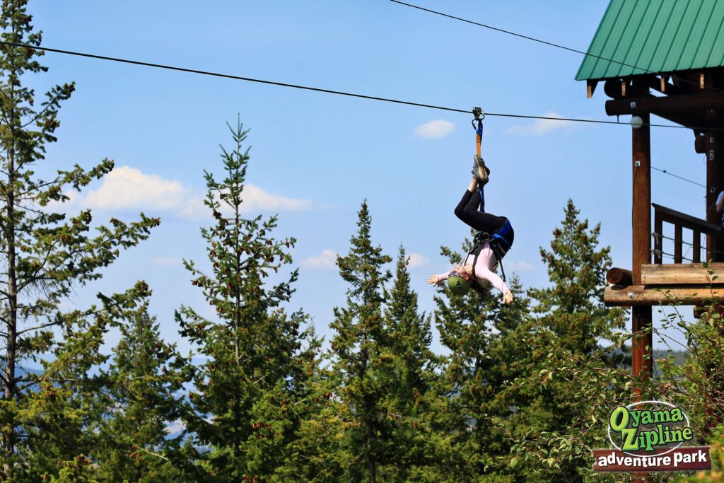 Zip Lining, Kelowna, B.C. 